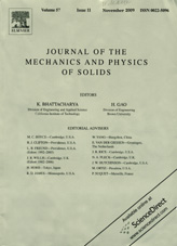Journal of The Mechanics and Physics of Solids 11/2009